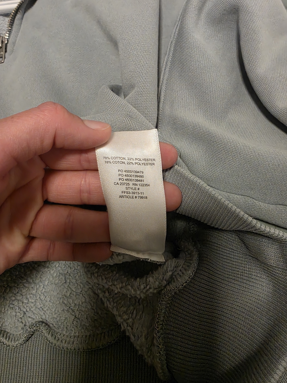 TNA Fleece Cropped 1/4 Zip Sweatshirt | Size Small - Picture 5 of 9
